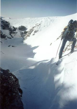 - Down the canyon. -