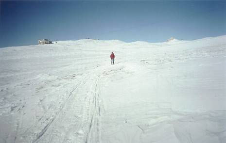 - A picture from the plateau of the "Bucegi" mountains.